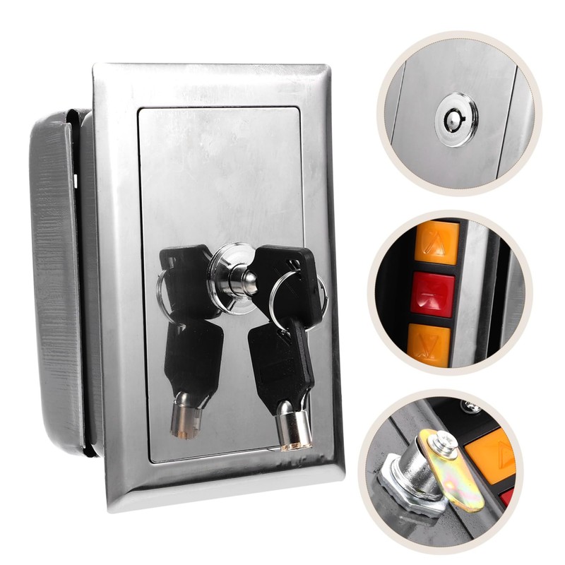 HOMSFOU Box Rolling Shutter Door Switch Box Push Button Control