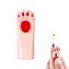 Pink Cat Claw Lighter,Cute Cat Butane Lighter,Refillable Butane Torch, Soft
