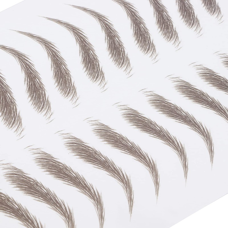 Eyebrow Tattoo Stickers, Eyebrow Transfer Stickers, Waterproof, 4D, Hair Like