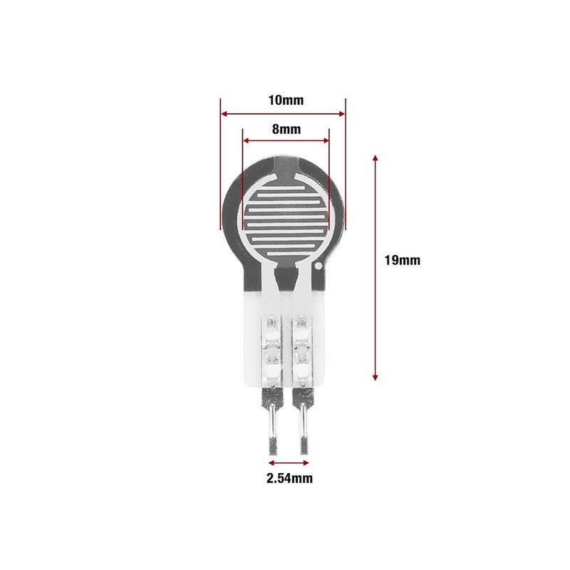Ejoyous Thin Film Pressure Sensor, 2 Pieces, 2-20 kg Resistance,