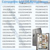 5PCS WR55X26671 LED Light Board for GE Refrigerator and Freezer,