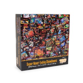 Super Never Ending Showdowns Retro Video Games 1000-Piece Jigsaw Puzzle for Adults, Kids | Interactive Brain Teaser, Educational Toys & Games, Home Activities, Building Sorting Toys for Creative Play