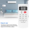 White Air Conditioner Replacement Remote Control,Universal Ac Remote Air Conditioner