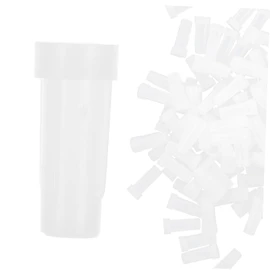 Alipis 200pcs Universal Injector Caps Luer Lock Leakproof Protective Sealing Cap Easy to Unscrew Portable