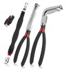 3-Piece Electrical Disconnect Pliers, 60-Degree Automotive Electrical Connector Separator, Automotive