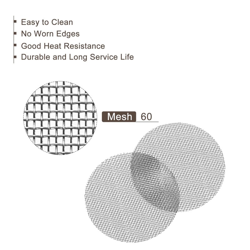 sourcing map Pipe Screen Stainless Steel Screens, 1 Inch (25.4mm)