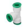 10Pcs Tee Connector 3 Way Quick Connect Push Water Pipe