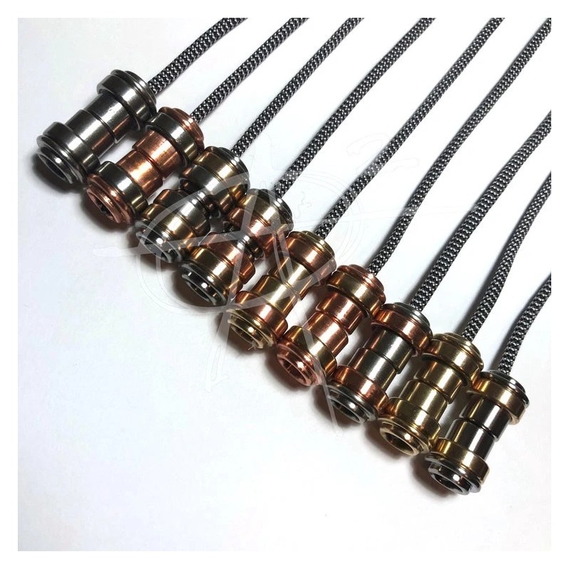 AroundSquare Full Metal Herc Begleri - Copper on Titanium