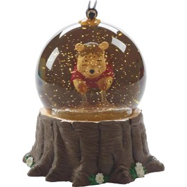The Pooh Bear Musical Snow Globe, for The Love of Hunny - Resin/Glass - Collectible Birthday Gift, Holiday Present