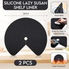 DoubleFill 2 Pack 26 Inch Lazy Susan Shelf Liner Silicone