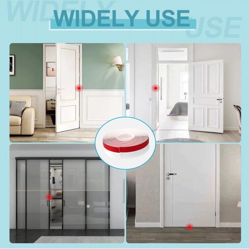 Pluden 2Inch (W) x 20FT(L) Door Weather Stripping, Door Draft