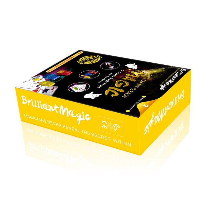 BrilliantMagic Magic Tricks Kit for Kids (Yellow) Kids Magic Tricks
