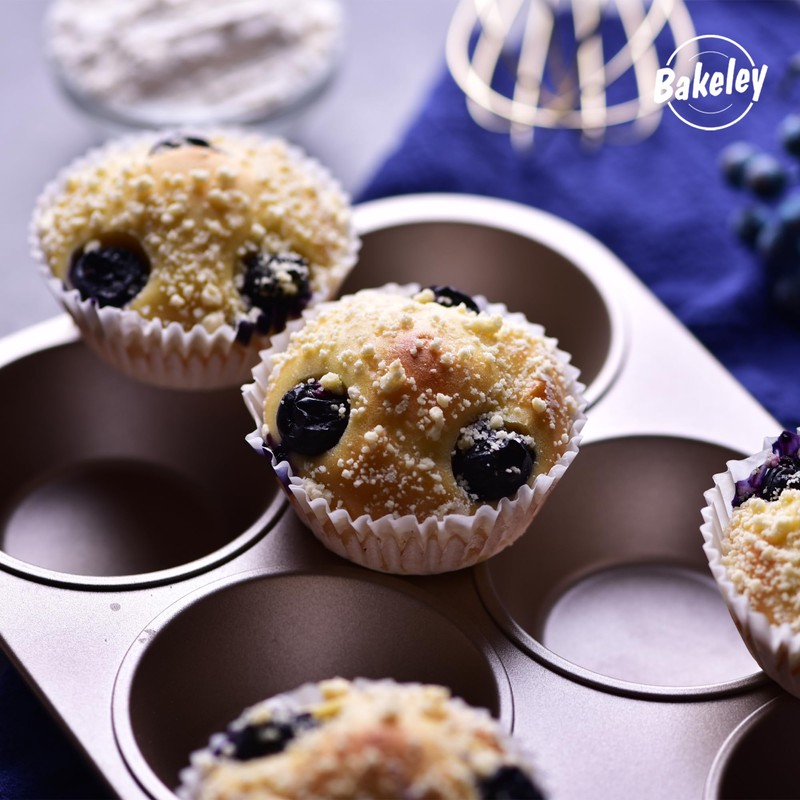 Bakeley Muffin Tray, Pack of 6