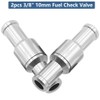 Saipe 2pcs 3/8" 10mm Fuel Check Valve Non-Return One Way