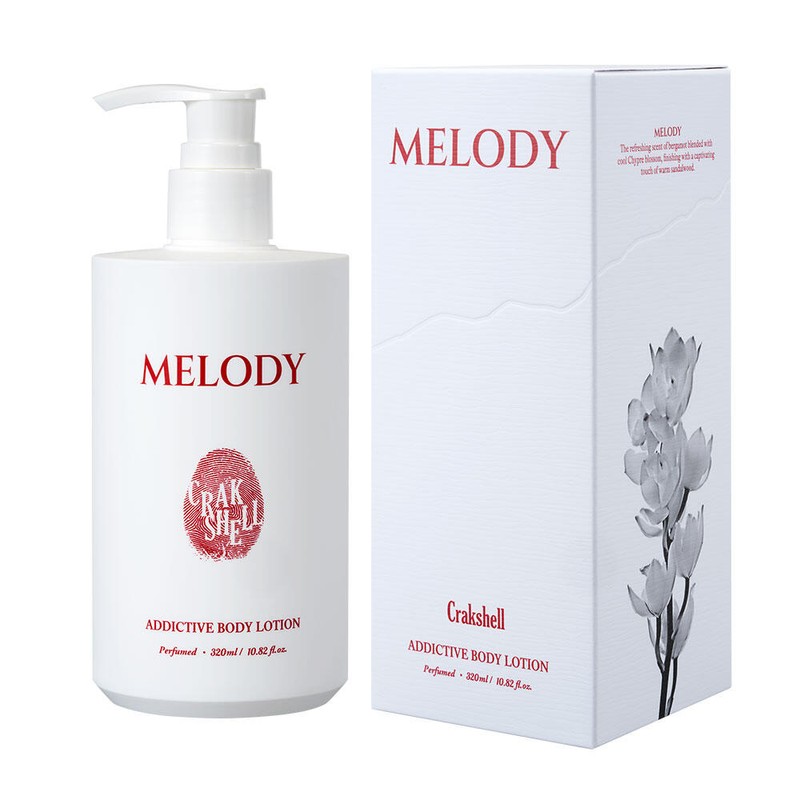 Cracktion 크랙쉘 어딕티브 바디로션 320ml 3종 택1 [멜로디 바디로션 (플로럴