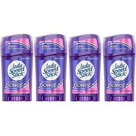 Lady Speed Stick Invisible Dry Antiperspirant & Deodorant, Wild Freesia, 1.4 Ounce (Pack of 4)