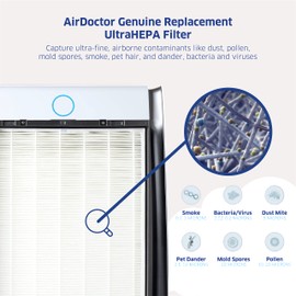 AIRDOCTOR AD3000 / AD3500 FITS BOTH MODELS Genuine Replacement UltraHEPA Filter for Air Doctor 4-in-1 Home Purifier | MADE BY AIRDOCTOR