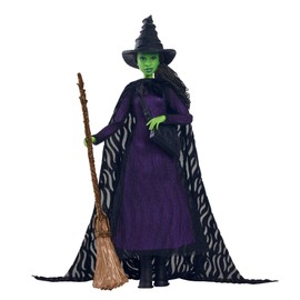 Mattel Universal Wicked Deluxe Elphaba Fashion Doll & Accessories, Movie-Inspired Look with Braided Hair & Posability