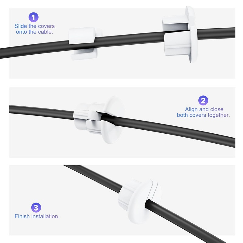 Cable Routing Kit for Starlink, Cable Mounting Kit, Starlink Accessories,
