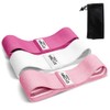 Resistance band set for strength training, yoga, and home gym