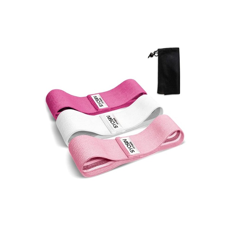 Resistance band set for strength training, yoga, and home gym