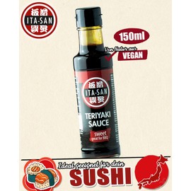 ITA-SAN Teriyaki Sauce Seasoning Sauce with Oriental Flavours, Sweet Ideal for Asian Barbecue, 1 x 150 ml