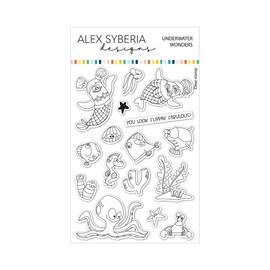 Alex Syberia Designs Underwater Wonders Stamp Set, White