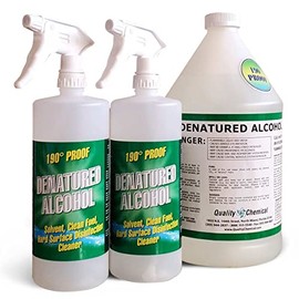 Denatured Ethyl Alcohol 190 Proof / Laboratory Grade / Not for Use on Body or Skin / Made in USA / Quality Chemical / 1 Gallon Combo