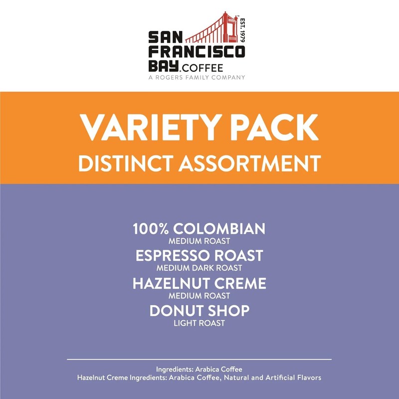 San Francisco Bay Compostable Coffee Pods - Distinct Assortment -