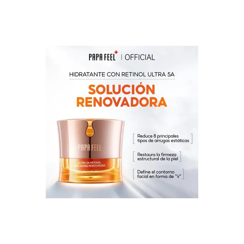 Kit Reafirmante Antiarrugas Papa Feel Retinol Face + Eye