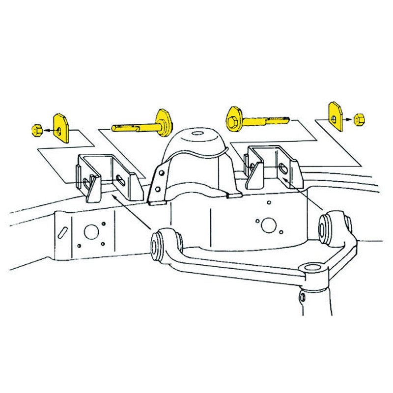 MOOG K80065 Alignment Caster / Camber Kit for Ford Ranger