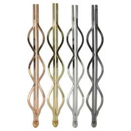 Lady Jayne Metallic Swirly Slides 4 Pack