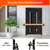 Thickened Door Barricade Bracket for 2X4 Lumber, Drop Open Bar