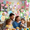 Easter Decorations Indoor Happy Easter Banner Garland Easter Bunting Balloons