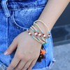 KELITCH New Wood Bead Friendship Bracelet Handmade Beach Tassel Bracelet