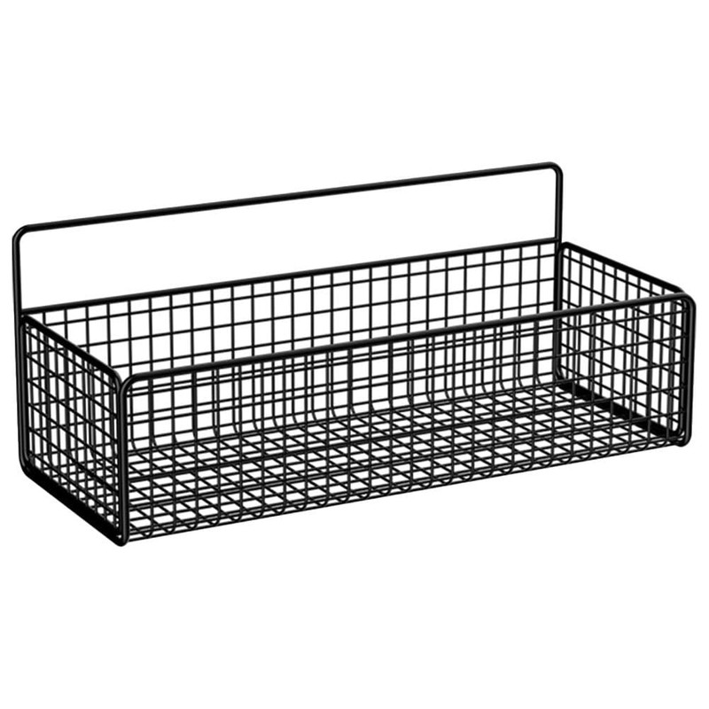 STOBAZA Hanging Storage Basket Bath Essential Bathroom Sundries Shelf Shower