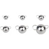 Tungsten Cheburashka Silver Fishing Non Toxic Weights Pack of 3