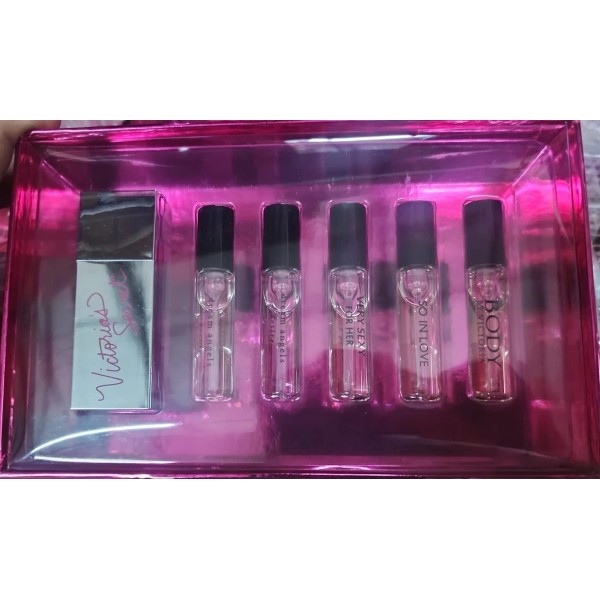 Victoria's Secret Travel Mini .07 oz-3ml Perfume Spray Set /New