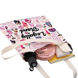 AKTAP Legally Movie Gift Elle Woods Tote Bag Legally The Musical Merch Law Student Inspired Gift Movie Memorabilia for Fans (Elle Woods Tote)