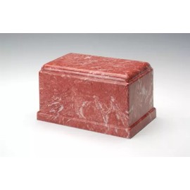 Cultured Marble Cremation Urn, Red,  Great Low Price