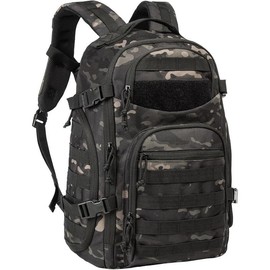 Tactical Laptop Backpack Military Backpack for Men Black Tactical Bag Backpack - Color: Tac0006camo