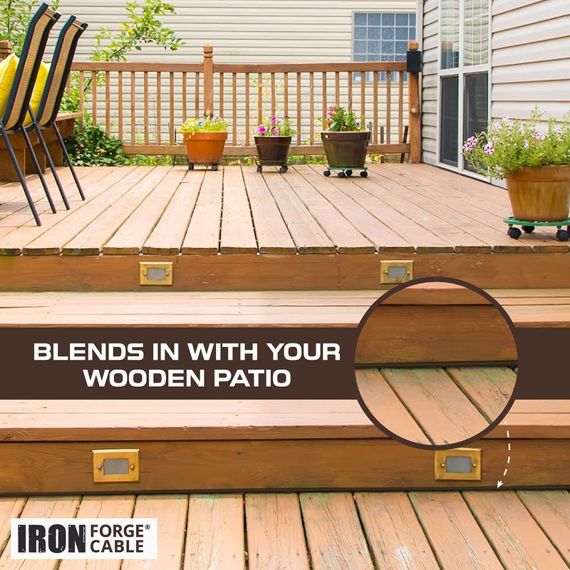 Iron Forge Cable 50 Ft Brown Outdoor Extension Cord with