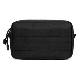 Jravezt Military Pouch, Survival Game Pouch, Tool Bag, Tactical Pouch, Multi-functional Pouch, Outdoor, Utility Pouch, Smartphone, Small Items, Tool Holder, Retail Bag (Black)