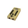 OMNITRONIC GNOME-202P Mini Mixer Gold 2-Channel DJ Mixer with Bluetooth
