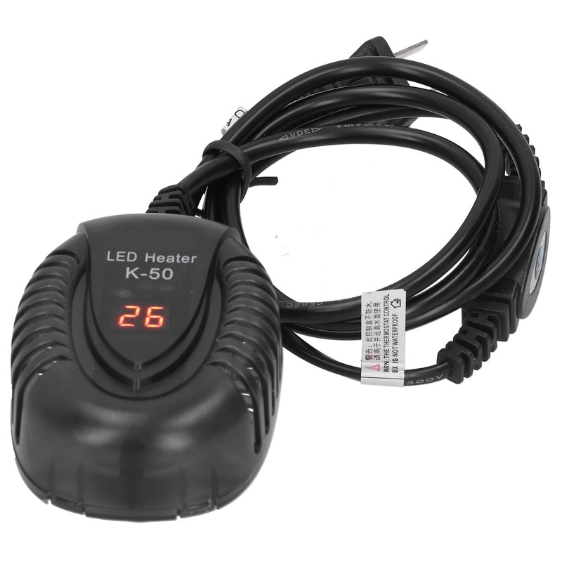 Submersible Aquarium Heater Fish Tank LED External Thermostat Quartz Heating