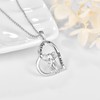 TANGPOET Elephant Necklace 925 Sterling Silver Animal Pendant Elephant Chain