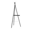 Deco 79 Easel, 22" x 24" x 67", Black