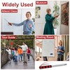 Telescopic Flag Pole 2M Stainless Steel Handheld Flag Pole Portable