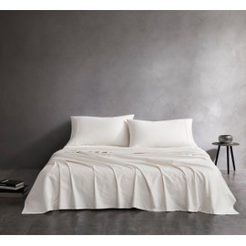 Linen Closet Smart Sleep -Piece Sheet Set with Graphene Carbon Technology, King, Sand