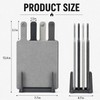 4PCS Small Cutting Board Set with Holder, Color Coded Plastic